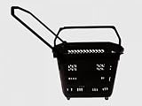 Large Trolley Basket Rolling Basket Black (Black) (19.6H x 19.5W x 14.4D) 41MVxuNuTuL. SL160 Large Trolley Basket Rolling Basket Black (Black) (19.6H x 19.5W x 14.4D)