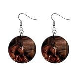 Mare and Foal Earrings Limited Edition Art Jewelry