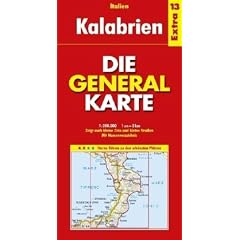 Die Generalkarte Italien Extra 13 Kalabrien 1:200.000