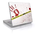 Crime Scene Revisited Design Skin Decal Sticker Cover for Laptop Notebook Computer - 15" x 12"