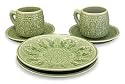 Coffee and dessert set, 'Himaphan Mountain II' (for 2)
