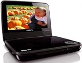 Philips PET741B Portable DVD Player with 7-Inch LCD, Black