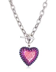 Tarina Tarantino "Classic" Montana Blue Heart Toggle Necklace