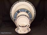 LENOX JEWELS SAPPHIRE CUPS & SAUCERS