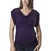 Liz Lange® for Target® Maternity Embellished-Shoulder Knit Top - Grape-visli Cheap Deals
