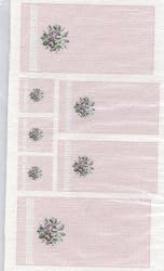 Miniature Pink Bath 1:48 Towel Kit by Lindee's Little Linens