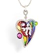 Chai and Heart Necklace