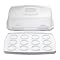 Wilton Ultimate 3-in-1 Cupcake and Cake Caddy - White/ Clear