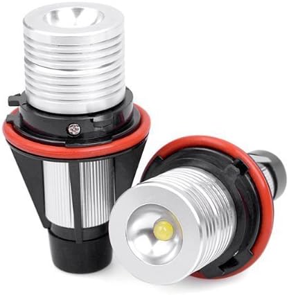 Dahosun 2X Error Free E39 6W White Red Blue LED Angel Eyes Halo Ring Marker Bulb for BMW 1 5 6 7 Series