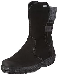 Marc Shoes 1.638.03-27/104-Tabea, Damen Stiefel, Schwarz (black-grey 104), EU 37