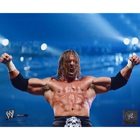 TRIPLE H (HHH) WWE GLOSSY COLOR 8 x 10 WRESTLING PHOTO