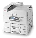 OKI C9650n Farb-Laserdrucker (600 x 1200 dpi, 760 Blatt, 512MB Speicher, IEEE parallel 10/100-TX, USB 2.0)