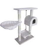 Leopet� KBM004/2weiss Kratzbaum mittelhoch : ca. 90 cmvon "Leopet�"