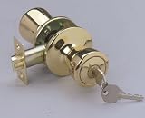 Tools & Hardware : Yale Security Barricade Tulip Entry Knob, Polished Brass #700RT-C3-4