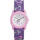 Timex Girls T7B1114E Pink and Lime Hearts Strap Watch