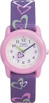 Timex Kids T7B1114E Hearts Time Teacher Fabric Strap Watch