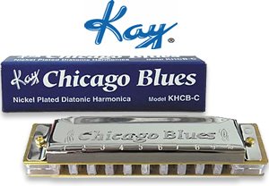 Childrens Toyshop  Musical Instruments : Kay Chicago Blues Harmonica, Key of C