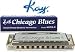 Musical Instruments : Kay Chicago Blues Harmonica, Key of C