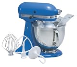 KitchenAid KSM150PSRB Artisan Series Tilt-Head 5-Quart Stand Mixer, Reef Blue