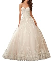 Organza Sweetheart 2015  Lace Applique  Ball Gown Evening Dress/Prom Dress/Party Dress/Wedding Dress 