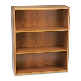 Three Shelf Bookcase Medium Oak