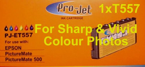 1 x T0557 : T557 T5570 Compatible InK Cartridges for Epson PictureMate and Picturemate 500 Printers