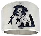 HOPI Design Sterling Silver  Brave Ring