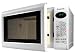 Kitchen & Housewares : Panasonic NNV453W micro & browner 1.0 cuft white family size acrylic lining grill oven microwave