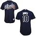 Atlanta Braves #10 Chipper Jones Blue 2011 MLB Authentic Jerseys Cool Base Jersey 48-56 Drop Shippin