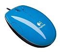 Logitech LS1 Laser Maus schnurgebunden aqua-blue