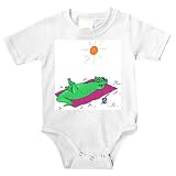 Onesie with animals, alligator, crocodile, reptiles