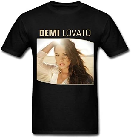 SR BIG boy's Demi Lovato tour 2016 tee shirt for men Black XXXL