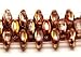 Czech Two-Hole Seed Beads SuperDuo Crystal Sliperit AB 0.7oz (20g)