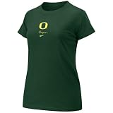 Nike Oregon Ducks Green Ladies Logo Crew T-shirt