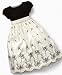 Cinderella Girls Satin & Velvet Embroidered Dress