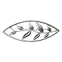 Sterling Silver Hana Design Pin by Zina