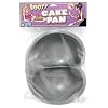 Pipedream Products Booty Cake Pan, Silver