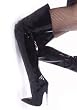 6 Inch Metal Heel Thigh Hi Boots