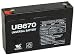 Universal Power Group 85932 Sealed Lead Acid Battery