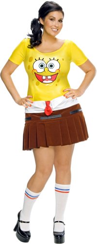 Rubie's Co Secret Wishes Plus Size Spongebabe Costume