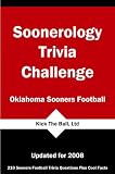 Soonerology Trivia Challenge: Oklahoma Sooners Football