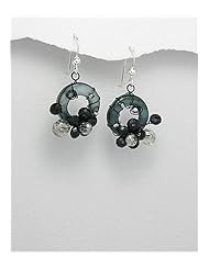 Mother of Pearl Earrings In 92.5 Sterling Silver