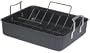 Calphalon Commercial Hard Anodized Collector's Edition 16-1/2-Inch Roasting Pan with Nonstick Rack