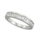 14K White Gold Diamond Wedding/Anniversary Band - 0.50 Ct.