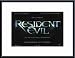 Resident Evil, Art Poster with Metal Frame, poster size: 11