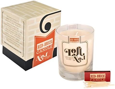 Scented Candles - Warm Maple and Rich Vanilla Soy Based Wax Candle (10.9 oz) By Red Brick Candle - Over 75 Hours of Burn Time