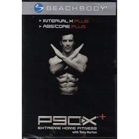 P90X+ (1) INTERVAL X PLUS & (2) ABS/CORE PLUS with Tony Horton by Beachbody