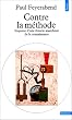 Contre la m�thode
