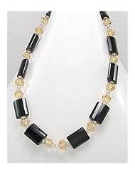Onyx Necklace In 92.5 Sterling Silver