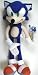 Sega Sonic The Hedgehog X : Blue Sonic Plush Doll Stuffed Toy 9 inches [Toy]